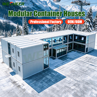 Maison conteneur pliable Wecheer de 20 pieds, facile à transporter, pour projets extérieurs