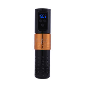 เครื่องสักไร้สายแบบชาร์จไฟได้ แบตเตอรี่ 1300mAh ปรับระยะชักได้ 2.7-4.5 มม. มอเตอร์ทรงพลัง พร้อมเข็มแบบคาร์ทริดจ์ - Product Image 1