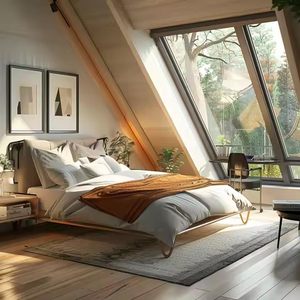 Luxury Modern Outdoor A-<strong>Frame</strong> Triangle Prefab House Low-Rise <strong>Villa</strong> with Scenic Retreat Cottage Cabin Tiny Home for Sale - Product Image 6