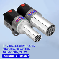 Calentador de Aire Industrial LHS61L LHS61 WR6000 9000W 20KW 16KW 11KW 18KW 15KW 3*400V 480V de Uso Rudo para Operación Continua