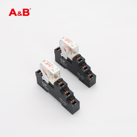 Relais électromagnétique miniature ABRT1C0024L, alimenté en courant alternatif, 5P 16A 300V, contact en alliage d'argent, borne enfichable, étanche, usage général