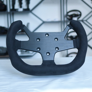 <span class=keywords><strong>Volant</strong></span> de course universel de 270 mm, 6 trous, en daim antidérapant, compact, pour simulateur de course <span class=keywords><strong>F1</strong></span> - Product Image 1