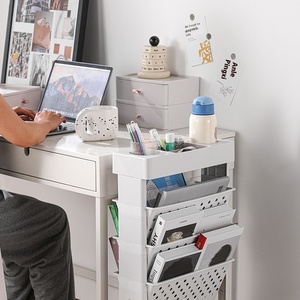 Rulli per scaffali mobili multifunzionali per scaffali da scrivania per <span class=keywords><strong>unit</strong></span>à di plastica da pavimento - Product Image 3