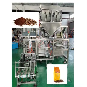 Multifunction Coffee Bean Coffee Powder Flat Bottom Gusset Bag Packaging Machine Plastic Packaging Doypack Packing Machine 1370