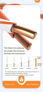 Chất lượng cao Mạng Internet cáp nhà máy sản xuất 8 Cặp Cat 6 UTP CAT6 LAN Cáp 305m - Product Image 4