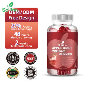 Permen Kunyah Keto Diet Vegan Bebas Gluten Non-GMO Solilan Cuka Apel Hijau untuk Kontrol Berat Badan Vitamin Keton 60 - Product Image 2