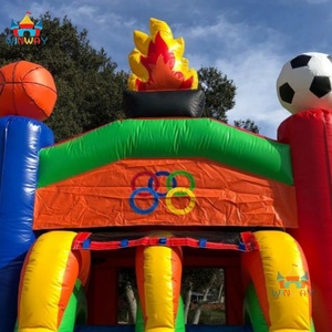 Structure Gonflable Commerciale de Haute Qualité 3-en-1 Double Piste Sportive - Écologique avec Garantie de 3 Ans - Amusement pour Tous les Âges - Product Image 5