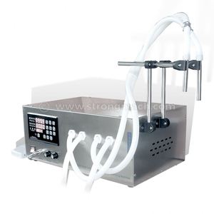 Desktop Digital Control High-Flow Liquid Filling Machine, Dual-Filling Head Small Quantitative <b>Pump</b>, Semi-Automatic Filler - Product Image 4