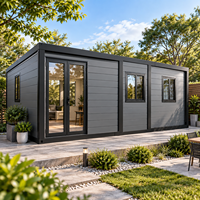 Maison Modulaire de Luxe pour le Glamping en Forêt et les Rétires de Camping, Facile à Installer avec Aménagement Intérieur Personnalisé et Vie Confortable