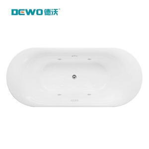 <span class=keywords><strong>Baignoire</strong></span> ovale autoportante en acrylique de 1,9 m avec <span class=keywords><strong>120</strong></span> jets cachés et pompe de 400 W pour villa de villégiature - Product Image 4