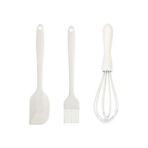 Silicone <b>Baking</b> Tool <b>Set</b> With Brush Scraper Tongs Whisk Heat Resistant Dishwasher Safe For Kitchen Cooking - Product Image 5