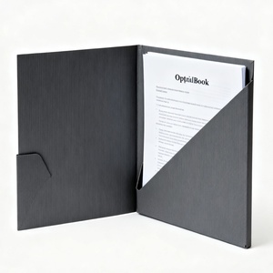 China Factory Printing Document Custom Logo Business File Folders Presentation Folder with Pockets - Product Image 3