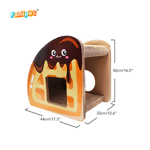 Famipet Custom Nieuwe Ontwerp Golfkarton <span class=keywords><strong>Cat</strong></span> Scratcher Lounge Huis - Product Image 2