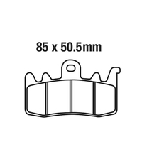 Plaquettes de frein de moto frittées haute performance pour Ducati Scrambler 803/Can Am Spyder/BMW F800R
