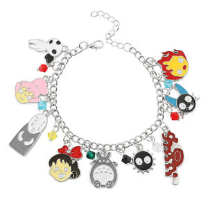 Brazalete de Anime Japonés con Personajes de Ogino <span class=keywords><strong>Chihiro</strong></span>, Sin Rostro, Clásico de Anime, El Viaje de <span class=keywords><strong>Chihiro</strong></span> y <span class=keywords><strong>Totoro</strong></span>, Servicio de Entrega de Kiki - Product Image 1