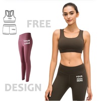 Celana Yoga Wanita Edingle Solid Polyamide Anti Kusut, Model Ketat Pinggang Tinggi, Pengangkat Pinggul, Pengontrol Perut, Pakaian Pembentuk Tubuh untuk Musim Panas