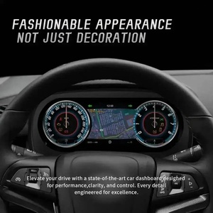 แผงหน้าปัด LCD สำหรับ Chevrolet Malibu 2009-2014 พร้อม GPS คลัสเตอร์มาตรวัดความเร็ว ดิจิตอลแดชบอร์ด มาตรวัดรอบเครื่องยนต์ รองรับ Carplay ห้องนักบินเสมือนจริง - Product Image 3