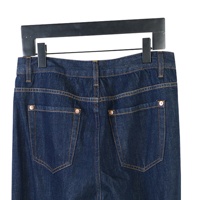 Jean baggy brodé Finch Garment Streetwear pour homme, design personnalisé avec logo, pantalon en denim droit évasé