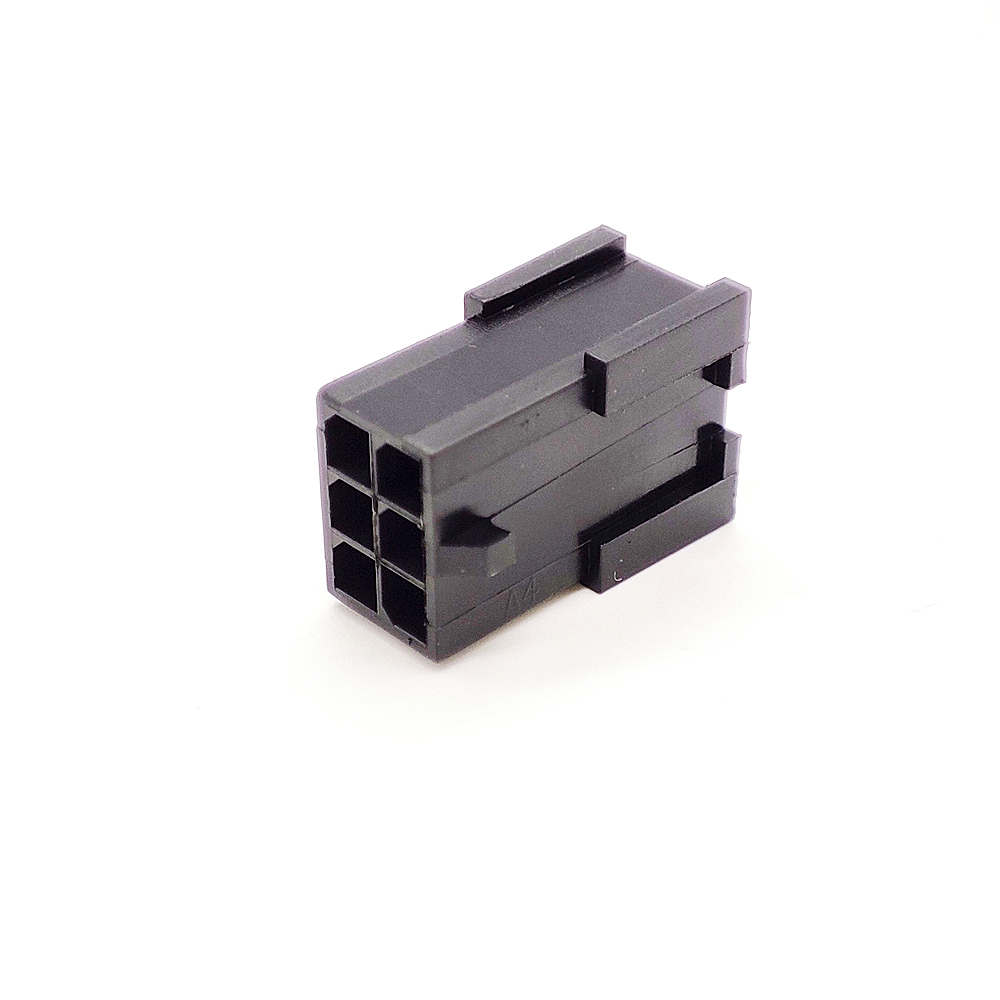 Оригинальный двухрядный корпус Molex 43020-0601 с заглушкой HNG 6P