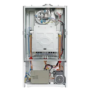 Caldeira de água quente de gás natural, 24 kw, uso doméstico, parede de combi, condensação