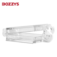BOZZYS Switch Lockout Cover Ship-Link Button Power Lockout Safety 6 Pack Transparent Pc Plastic pour éviter la misopearation