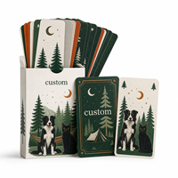 Cartes flash en papier personnalisées à motifs animaux pour toute la famille, avec design recto-verso recyclable et livret photo assorti en option
