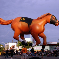 Modèle d'animal de dessin animé personnalisé, décoration, grande mascotte, jouet géant, canard bleu gonflable pour la publicité