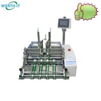 Machine d'alimentation et de comptage d'étiquettes à vitesse maximale de 160 mètres/minute avec support en ligne