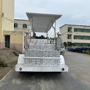 Cercueil funéraire sur mesure de style cérémonial, silhouette élégante, pour transport de cercueil destiné aux maisons funéraires haut de gamme à l'étranger - Product Image 4