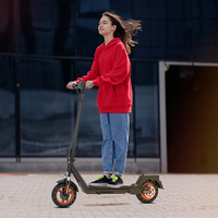 Citycoco H10 500W Scooter électrique puissant avec pneus larges de 10 pouces, frein double, conduite en ville, scooter électrique pour adultes