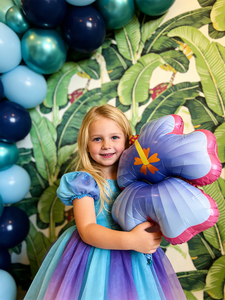 Ballons en forme de fleur d'hibiscus CYmylar pour planche de surf, décorations de fête tropicales hawaïennes Luau pour fête d'été à la plage, fête de <span class=keywords><strong>piscine</strong></span>, Aloha, anniversaire - Product Image 6