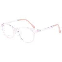 Gafas Ópticas Cuadradas Unisex, Montura Elástica Suave de TR90, Lentes Transparentes Resistentes a las Roturas, Flexibles y Plegables, para Uso Diario