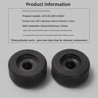 Pièces d'ascenseur KONE : Roue de verrouillage de porte, crochet de verrouillage pour rouleau de porte ; Numéros de pièces 3215050037/0013 Fabriqué en Chine Livraison gratuite