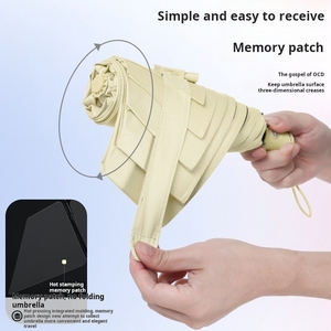Paraguas anti-viento superligero automático simple del diseño plegable fácil del paraguas del Anti-viento para los hombres y las mujeres - Product Image 4