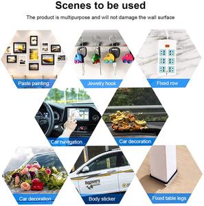 Almohadillas Adhesivas Antideslizantes de Nano Gel Transparentes, Lavables y Reutilizables, Alfombrilla Adhesiva de Doble Cara para Coche, Hogar, Fijación de Teléfonos, Llaves, Logotipo Personalizado - Product Image 6