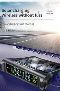 Système de surveillance de la pression des pneus sans fil à énergie solaire Surveillance de la pression des pneus automobile avec 4 capteurs internes - Product Image 6