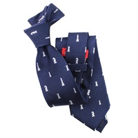 Cravate de luxe fine en soie 100% tissée sur mesure pour homme, motif échecs modernes, 6 cm, fournisseur chinois