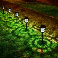 Éclairage blanc chaud Offres Spéciales actionné solaire de paysage de lumière de jardin de LED avec le corps imperméable IP65 certifié par ROHS