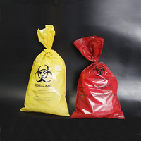 Sac à déchets médicaux jetables pour risques biologiques, sac poubelle d'hôpital écologique, vente en gros personnalisée