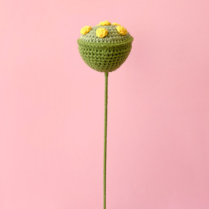 Ramo de Flores Artificiales Tejidas a Mano, Loto, Peonía, <span class=keywords><strong>Hortensia</strong></span>, Decoración para el Hogar y Escritorio, Flor Preservada, Flor de Crochet - Product Image 3