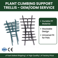 Treillis de Soutien pour Plantes, Clôture Rustique pour Jardin, Cadre d'Escalade pour Légumes et Décoration de Jardin Champêtre - Vente Chaude