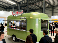Camion de restauration rapide multifonctionnel SANSHELL en acier inoxydable, prix usine, pour barbecue, glaces, hot-dogs et snacks
