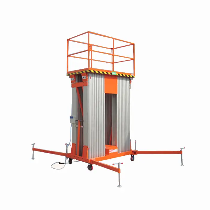 120kg/150kg per esterni monoalbero in lega di alluminio mobile elevatore elettrico elevatore elevatore elevatore idraulico a scala elevatrice