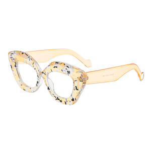 Nouveau design <span class=keywords><strong>femme</strong></span> lunettes bloquant la lumière bleue lunettes à la mode à rayons bleus pour réduire la fatigue oculaire lunettes de myopie décoratives - Product Image 6
