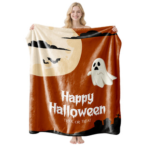 Halloween Party Gift Winter Flannel Throw <b>Blankets</b> Factory Direct Selling <b>Blanket</b> <b>for</b> Winter - Product Image 6