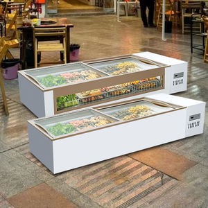 छोटे वाणिज्यिक डेस्कटॉप प्रशीतित फ्रीजर डिस्प्ले कैबिनेट ग्लास मुक्त ठंडा रखने वाले नए-कीपर बीबीसी कंकाल के लिए ग्लास-मुक्त ठंडा - Product Image 4