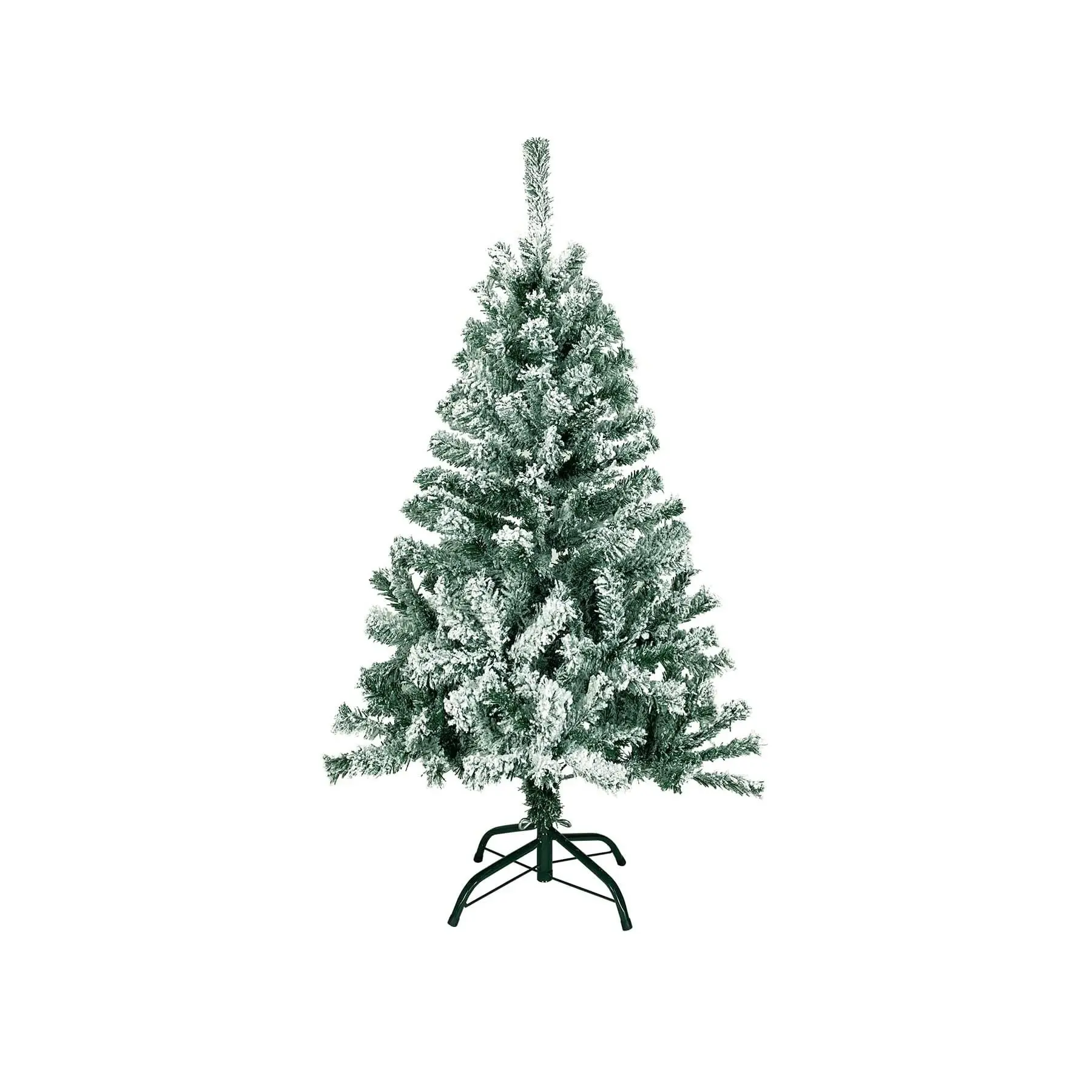 Small Artificial Flocked Snow Pine Xmas Tree With Metal Stand Decor Christmas And Other Festival Artificial Christmas Tree
