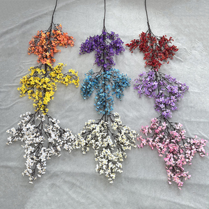 QYYM-686 fleur pleine branche haute qualité fait à la main soie Babysbreath Orange gypsophile artificielle bébé <span class=keywords><strong>souffle</strong></span> pour l'obtention du diplôme - Product Image 5