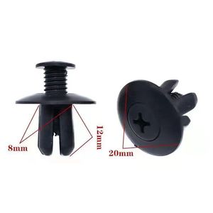 Yilai Auto <b>Parts</b> Plastic Rivet Clips For Car Fender Liner Repair <b>Universal</b> Fasteners 10mm Black - Product Image 5