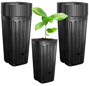 <span class=keywords><strong>Macetas</strong></span> <span class=keywords><strong>de</strong></span> flores negras para vivero, maceta <span class=keywords><strong>de</strong></span> plástico suave para jardín, fácil <span class=keywords><strong>de</strong></span> mover - Product Image 2